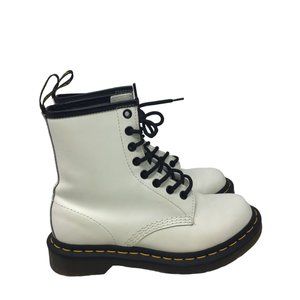 NEW Dr. Martens White Combat Boots